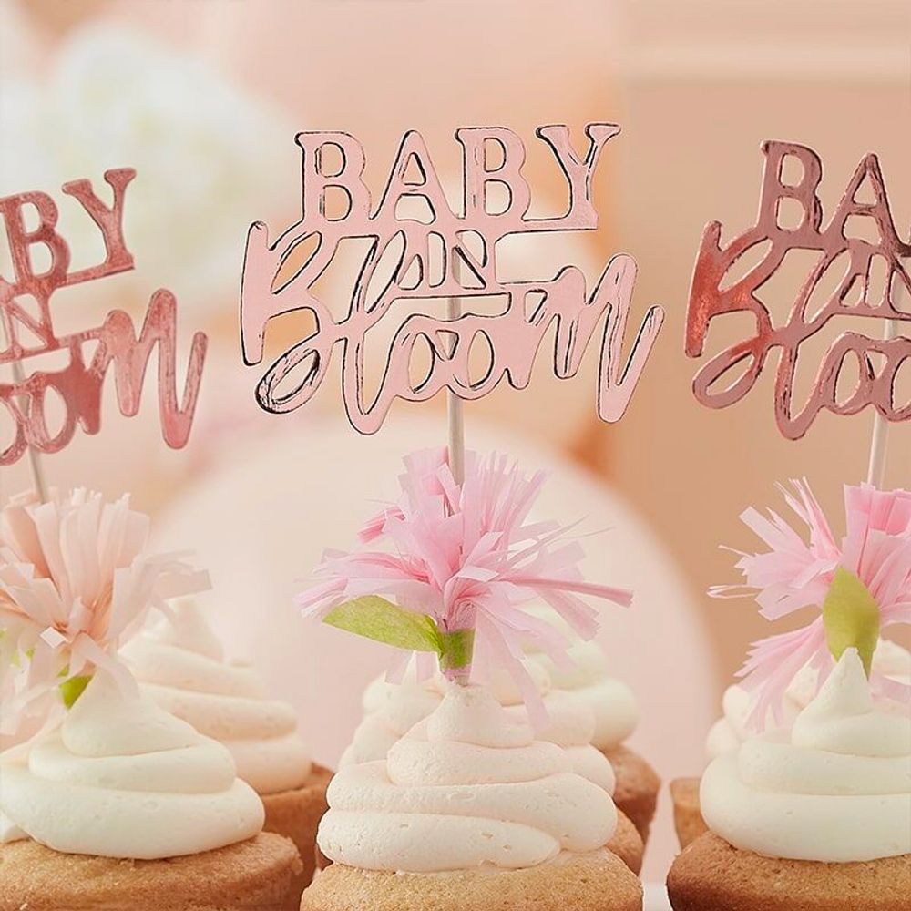 Partypicks Baby In Bloom Roséguld