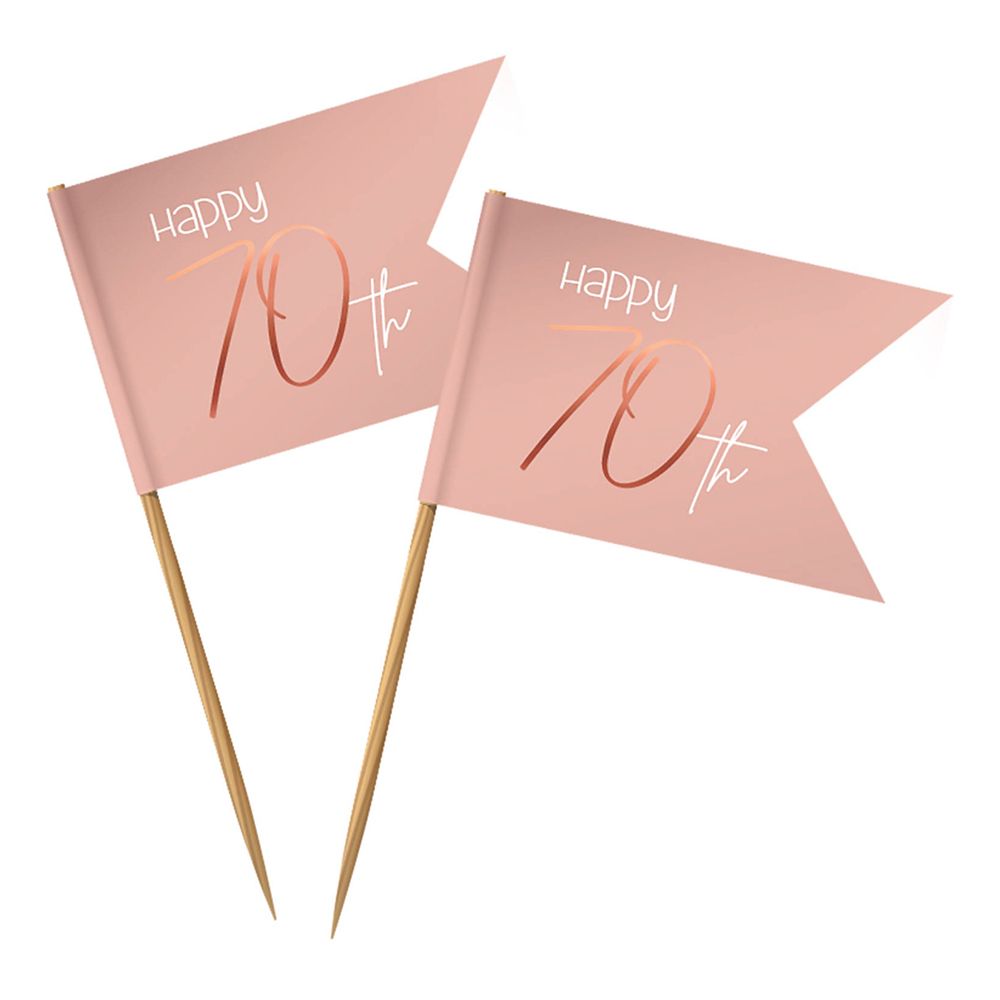 Partypicks Happy 70th Lush Blush