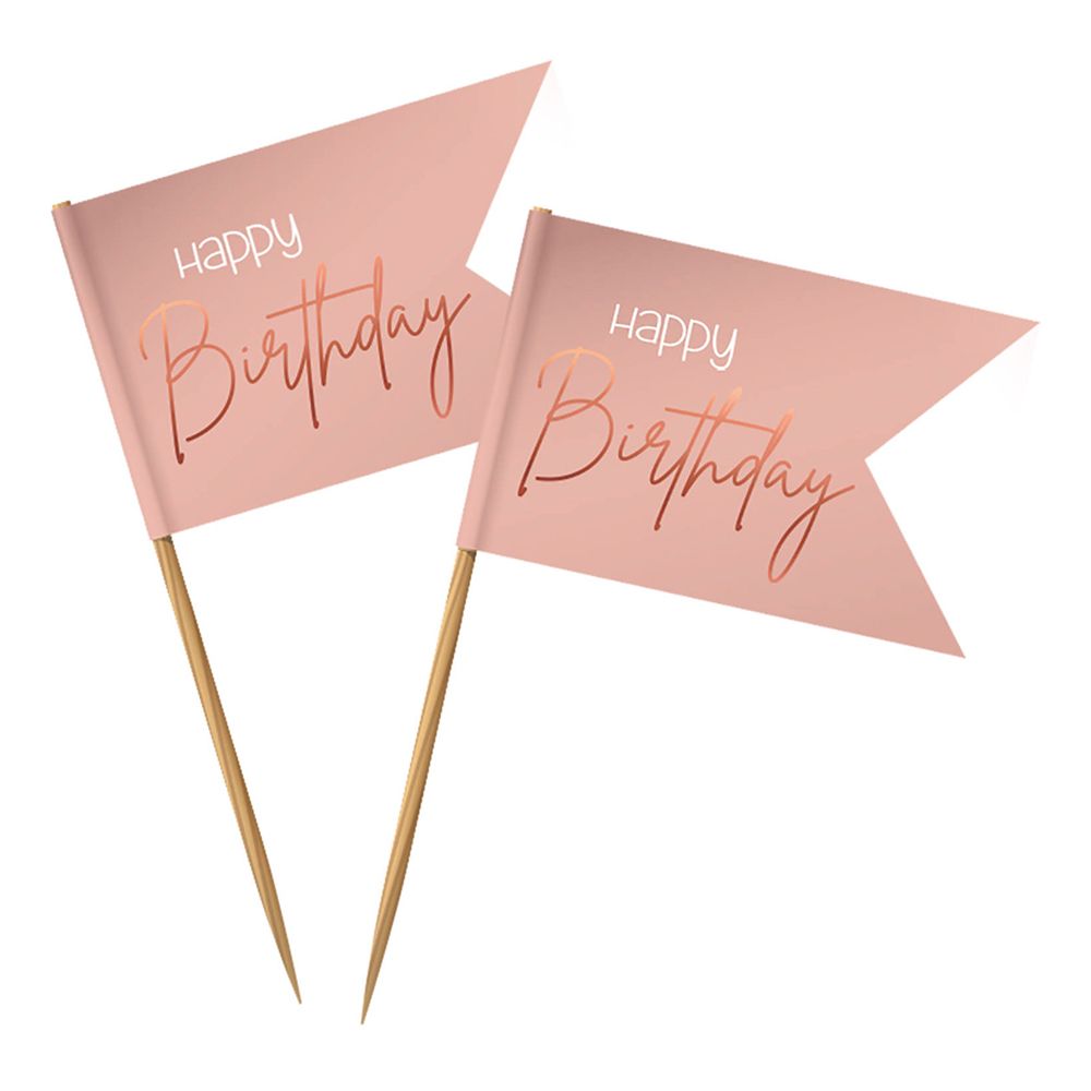 Partypicks Happy Birthday Lush Blush