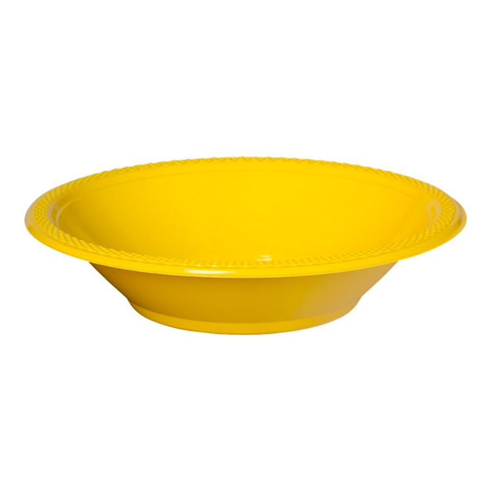 Partyskåler Gule