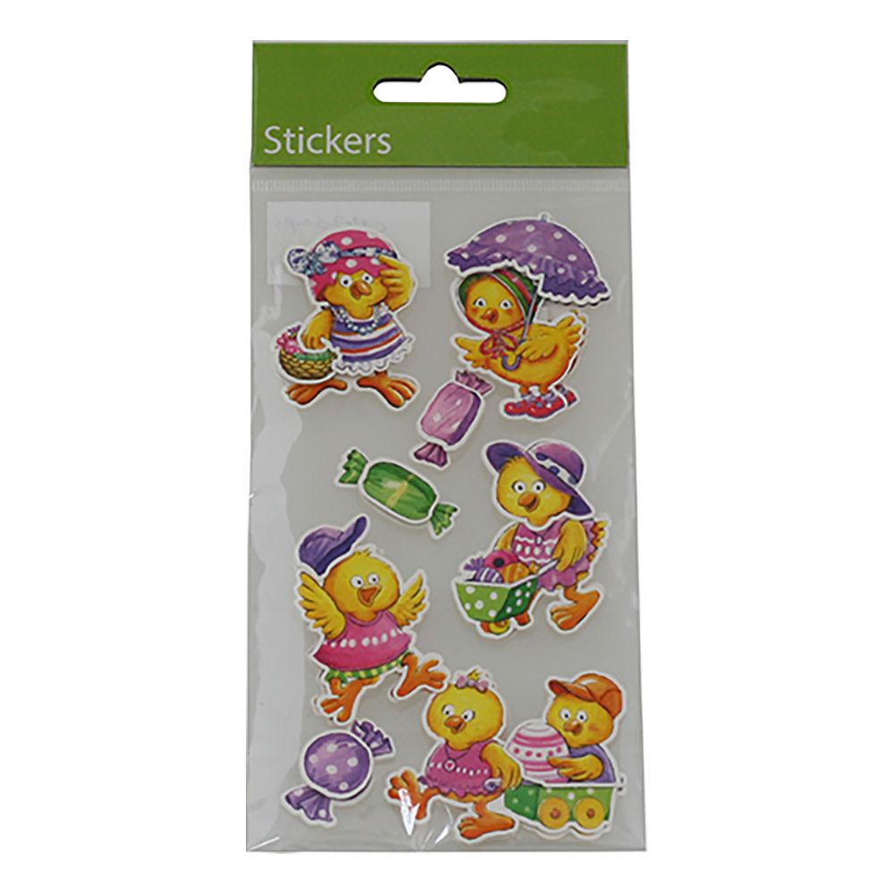 Påskstickers Kycklingar
