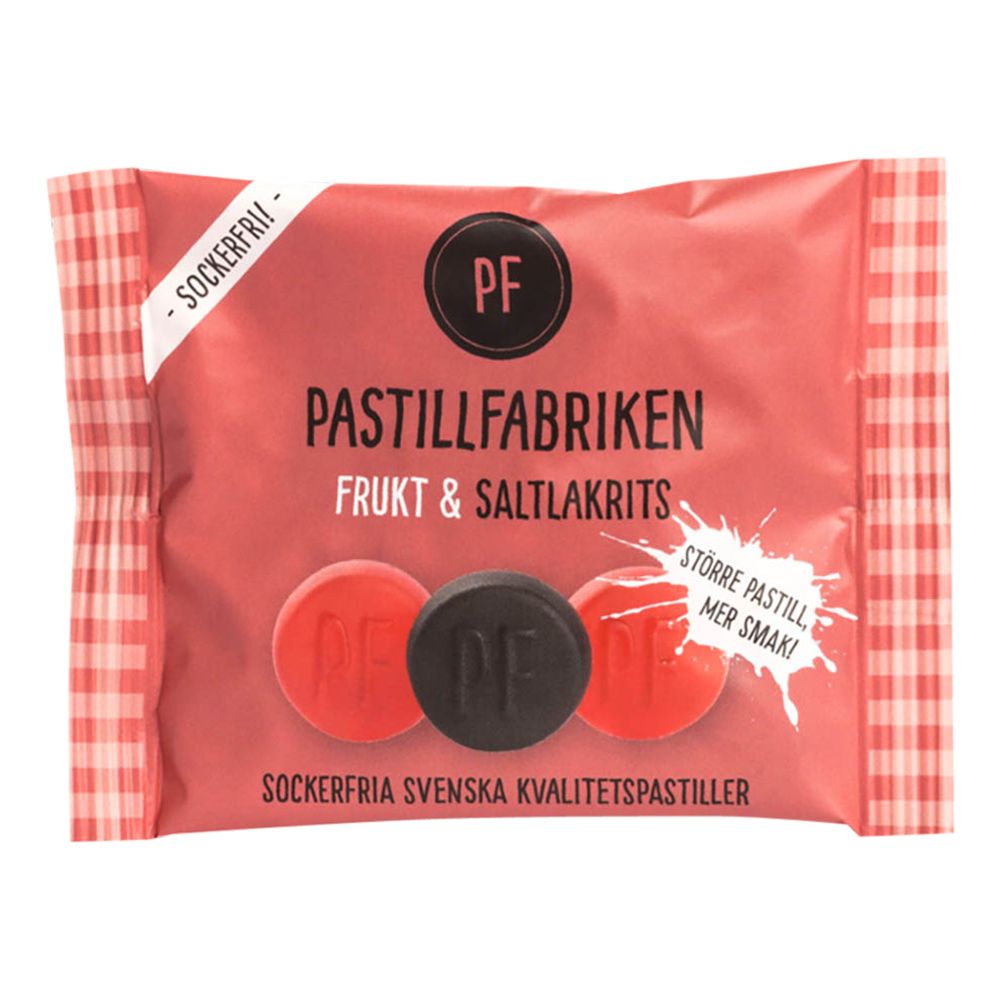 Pastillfabriken Frukt & Saltlakrits Pussissa