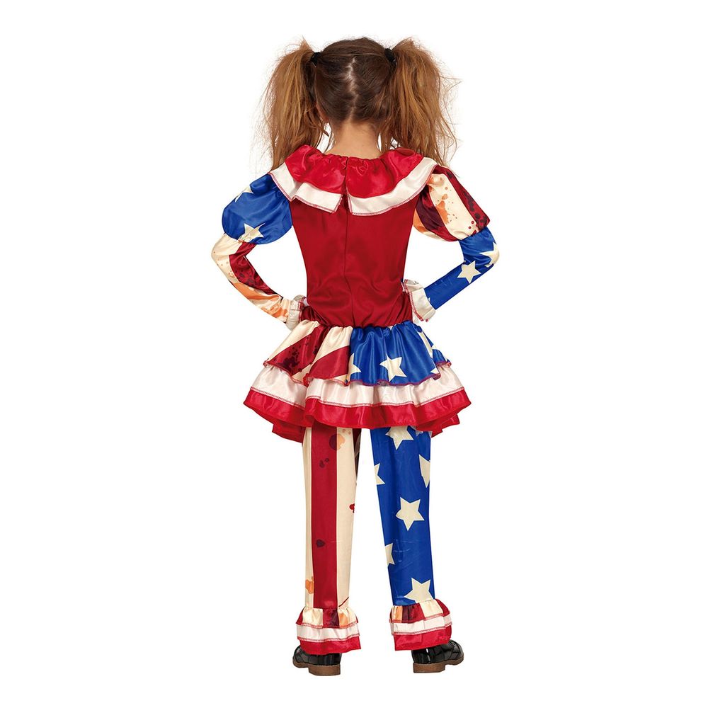 Patriotisk Klovn Børnekostume