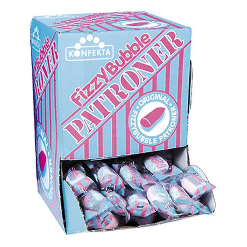 Patroner Fizzy Bubble Godisautomat