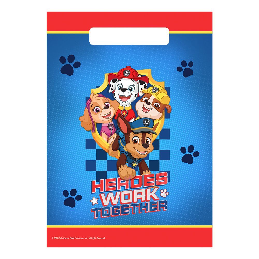 Paw Patrol Ryhmä Hau Juhlapussit