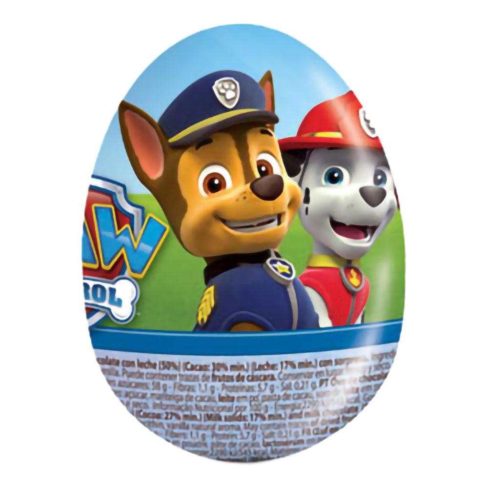Paw Patrol Store Chokoladeæg