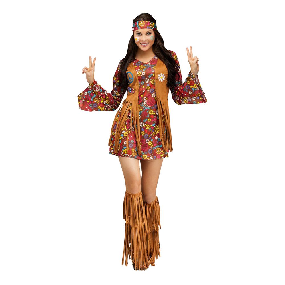 Peace & Love Hippie Kostyme