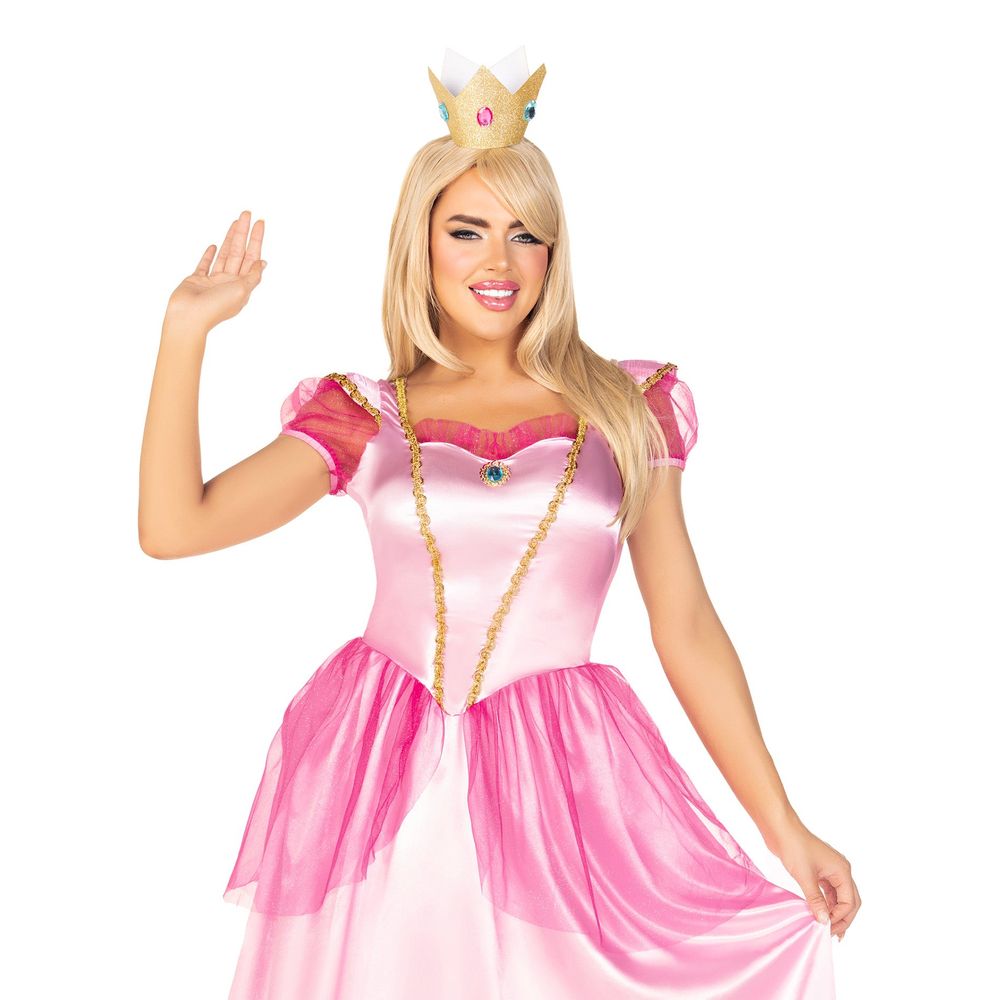 Peachy Rosa Prinsesse Kostyme