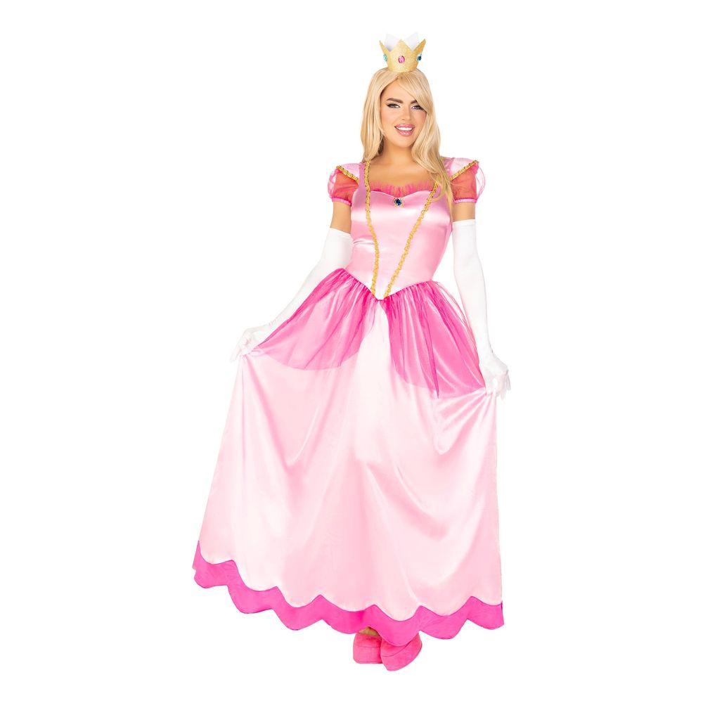 Peachy Rosa Prinsesse Kostyme