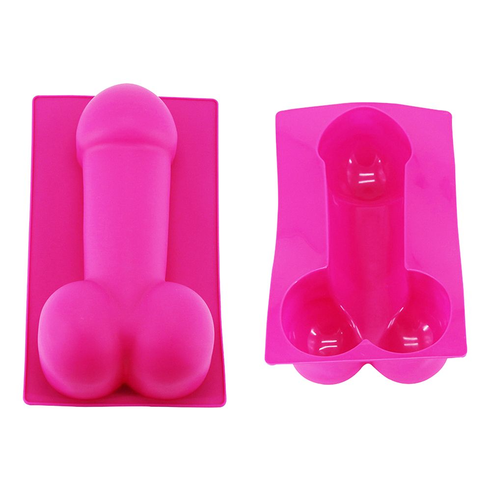 Penis bageform i silikone