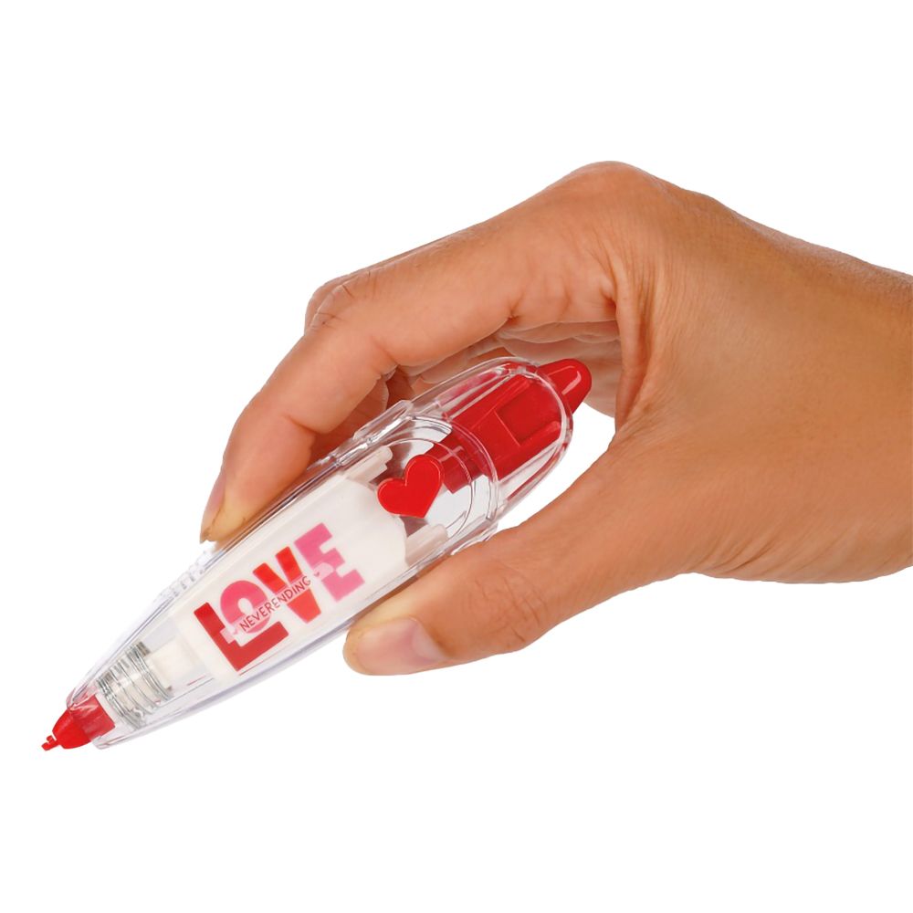 Pen med Dekorationstape Heart