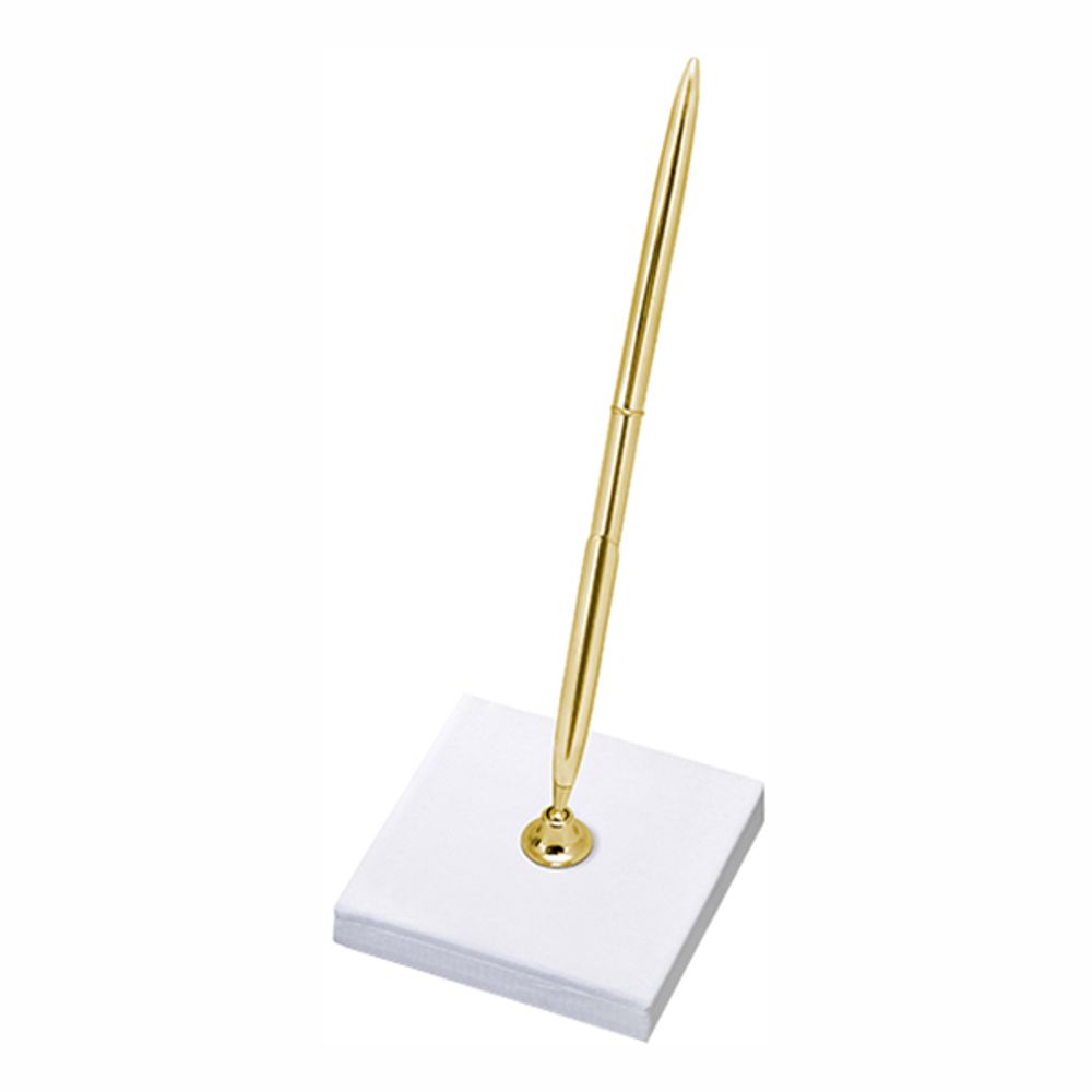 Pen med holder Guld