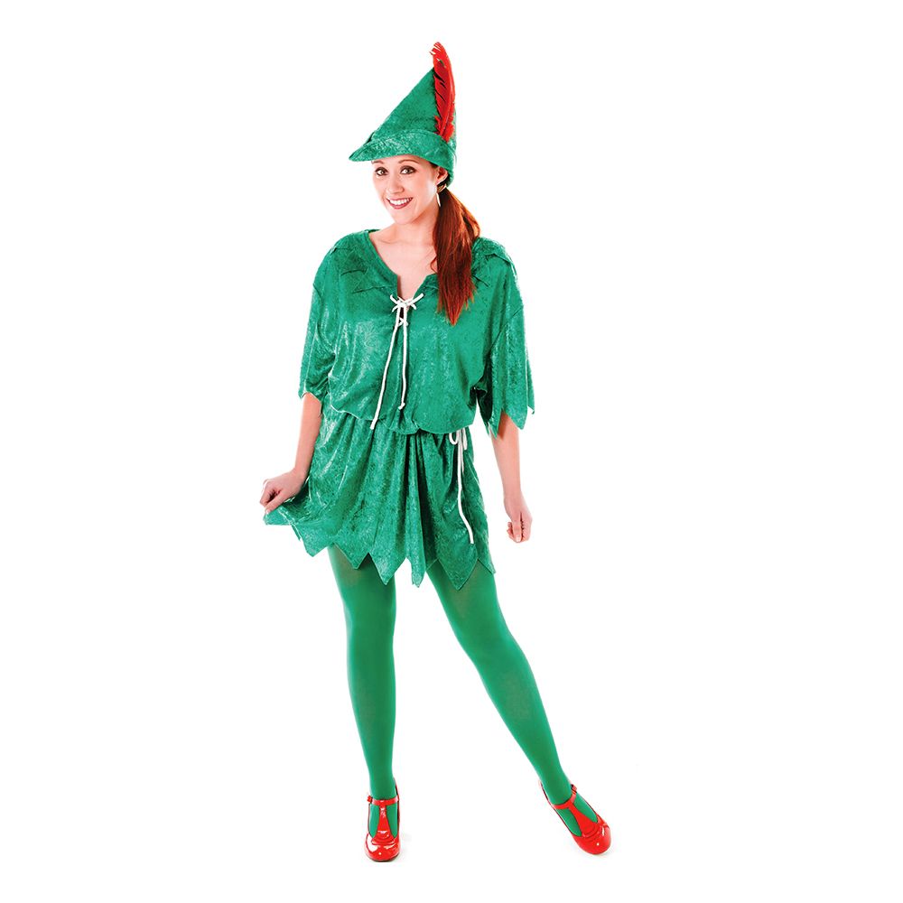 Peter Pan Budget Dame Kostyme