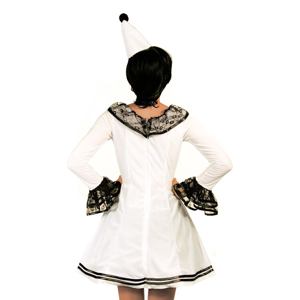 Pierrot Klovn Damekostume