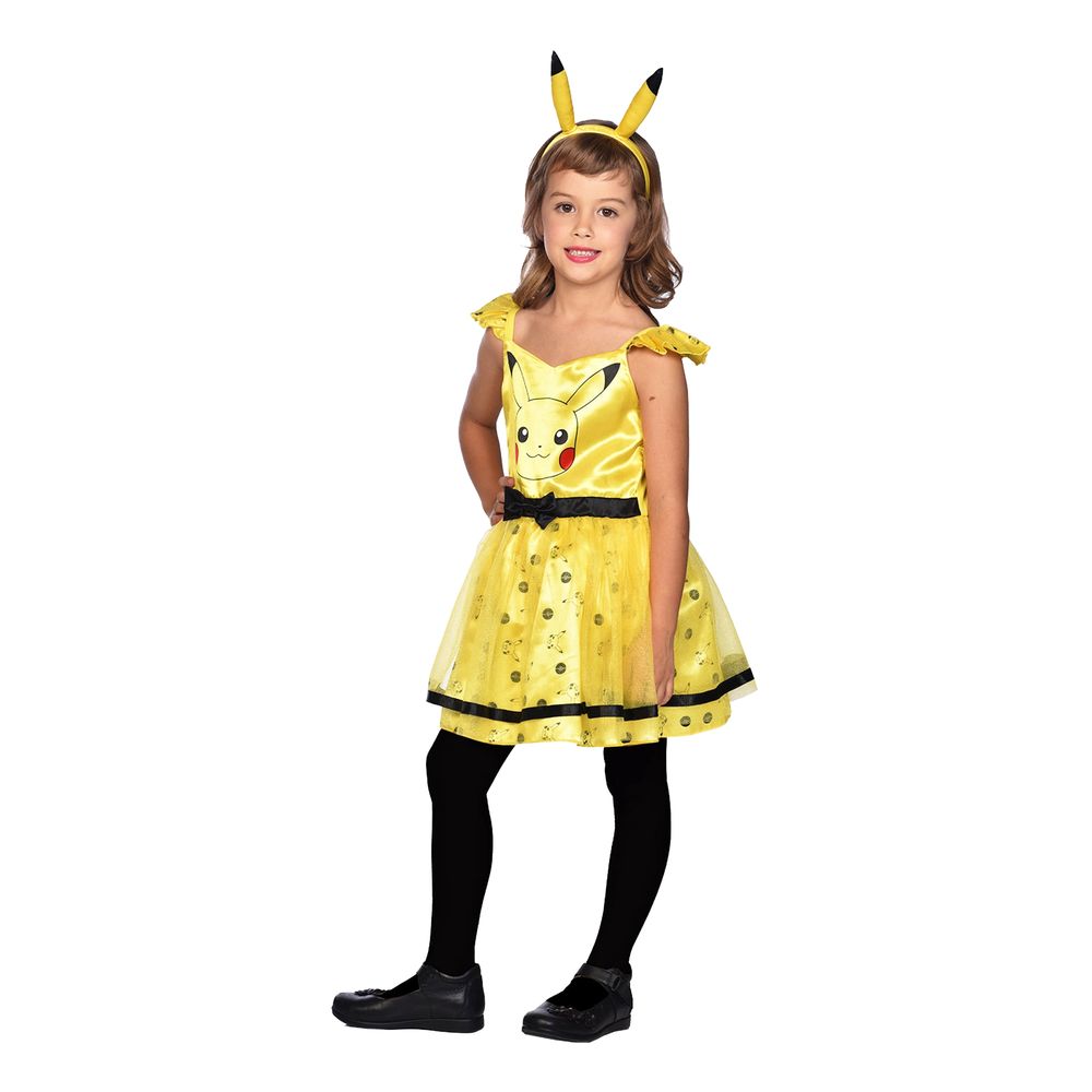 Pikachu Klänning Barn Maskeraddräkt
