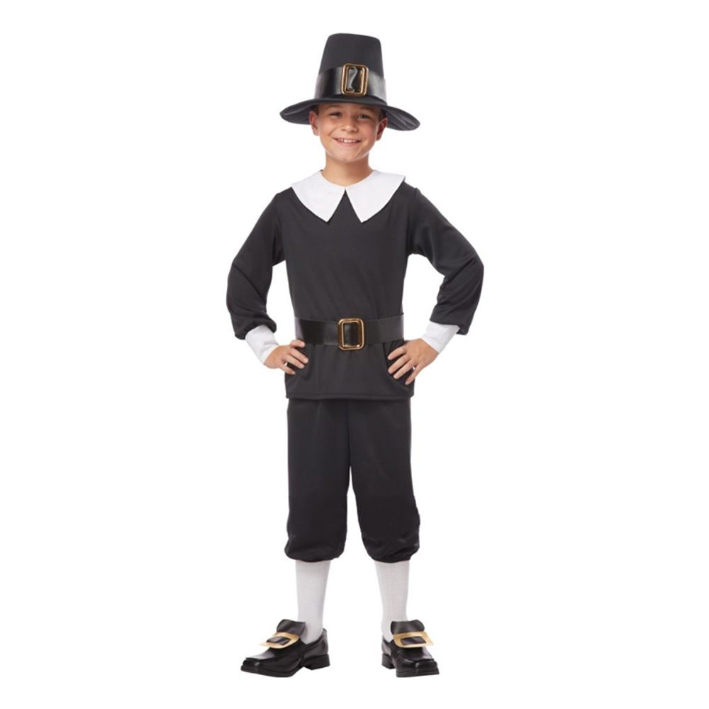 Pilgrim Gutt Barn Kostyme