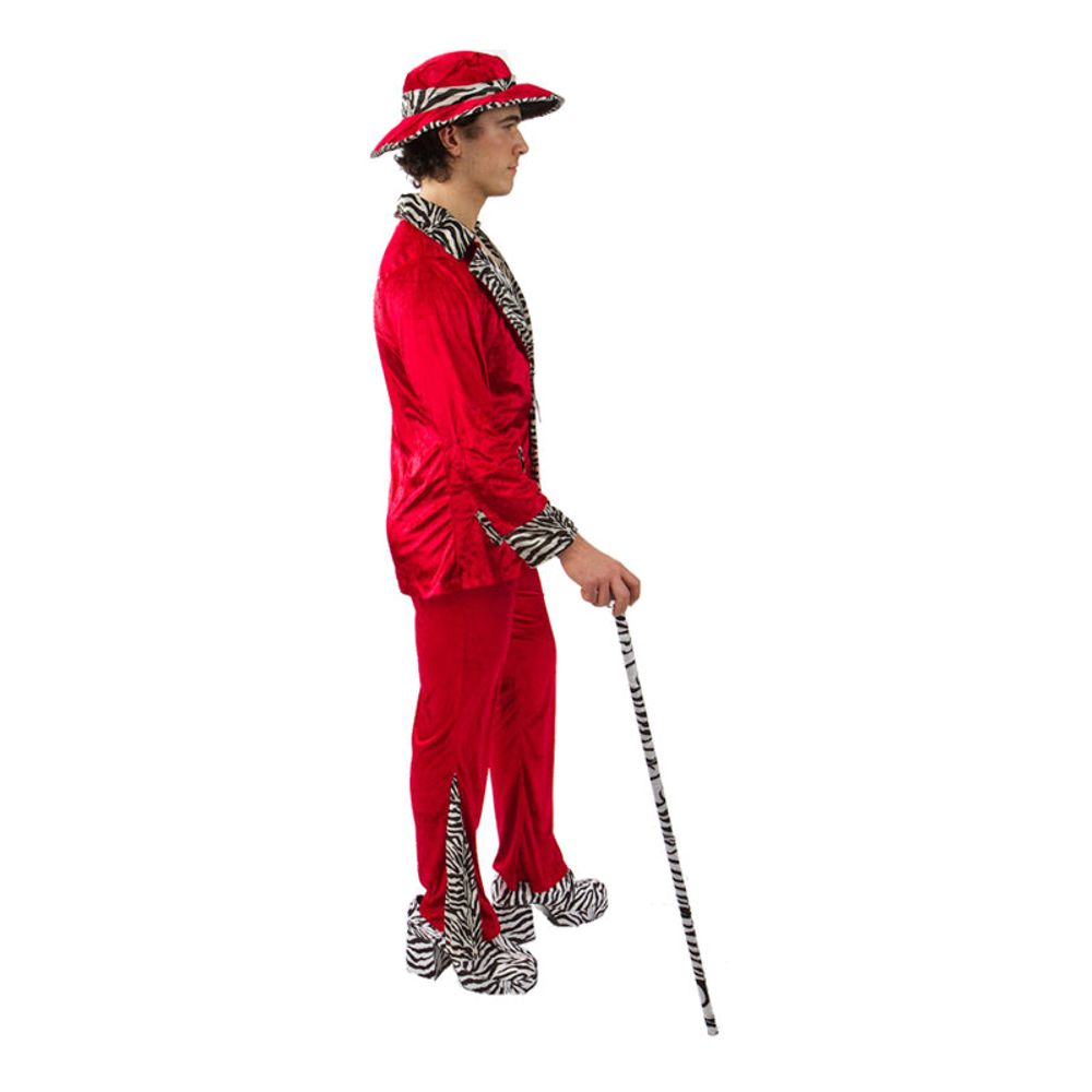 Alfonskostume Rødt