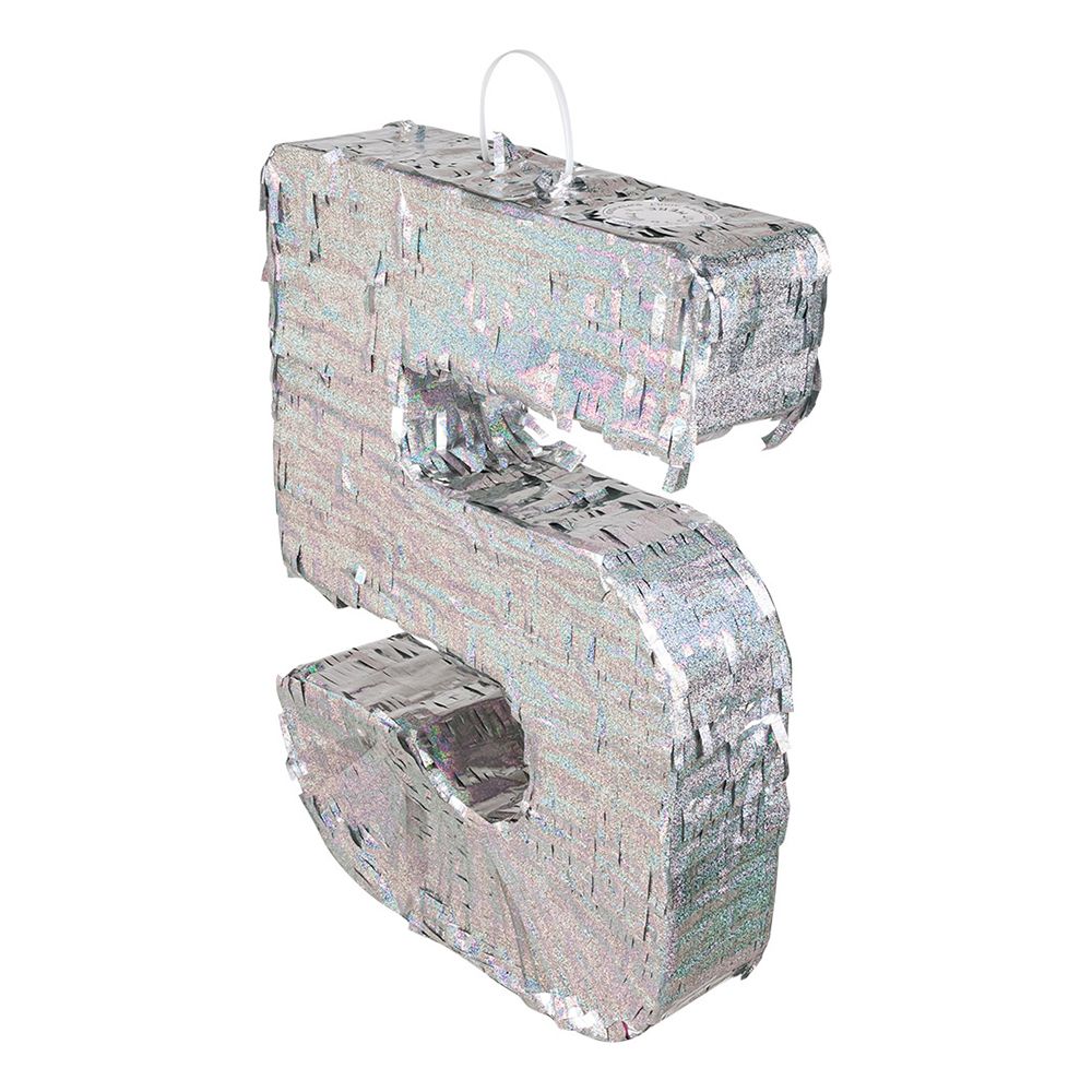 Piñata Tal Sølv Holografisk