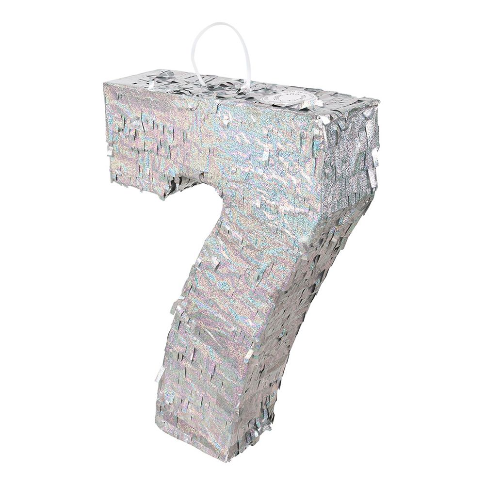 Piñata Tal Sølv Holografisk