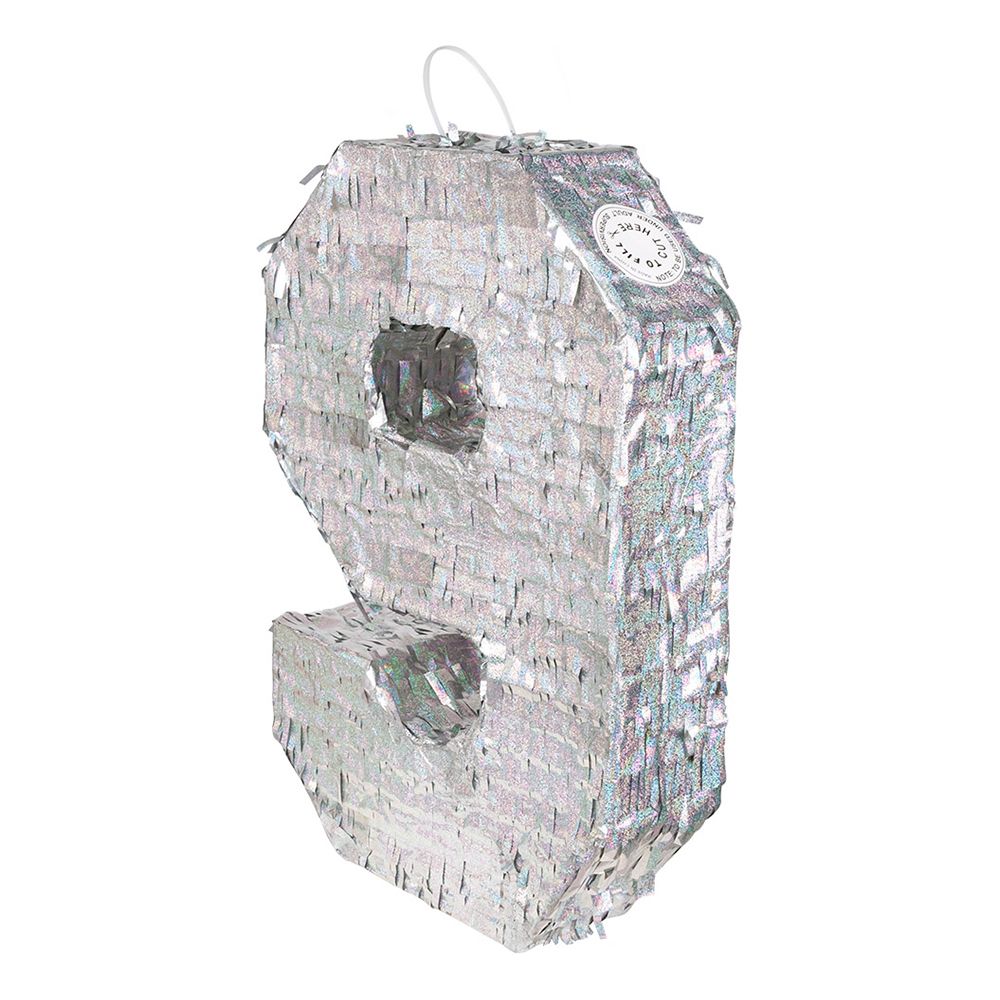 Piñata Tal Sølv Holografisk