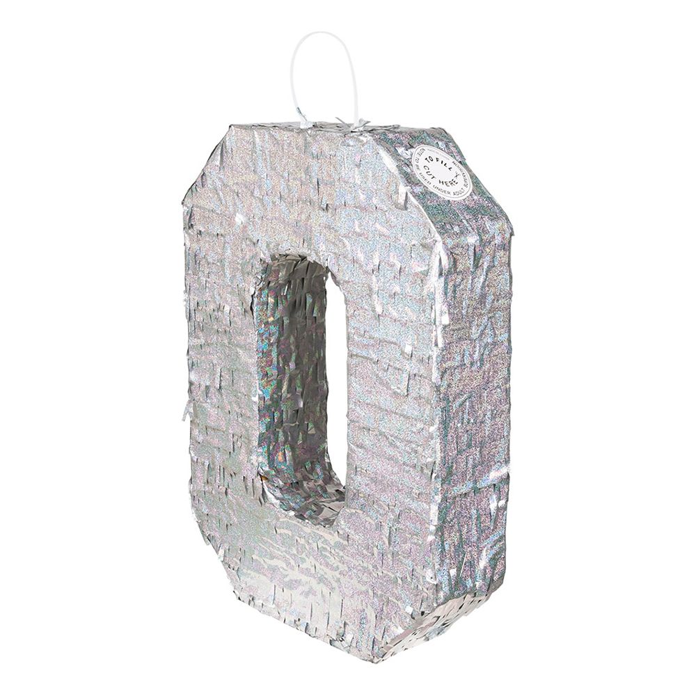 Piñata Tal Sølv Holografisk