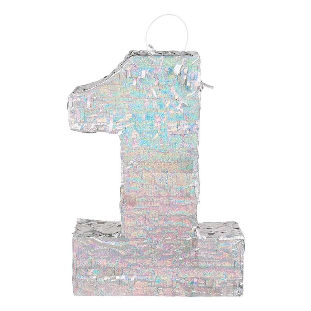 Piñata Tal Sølv Holografisk