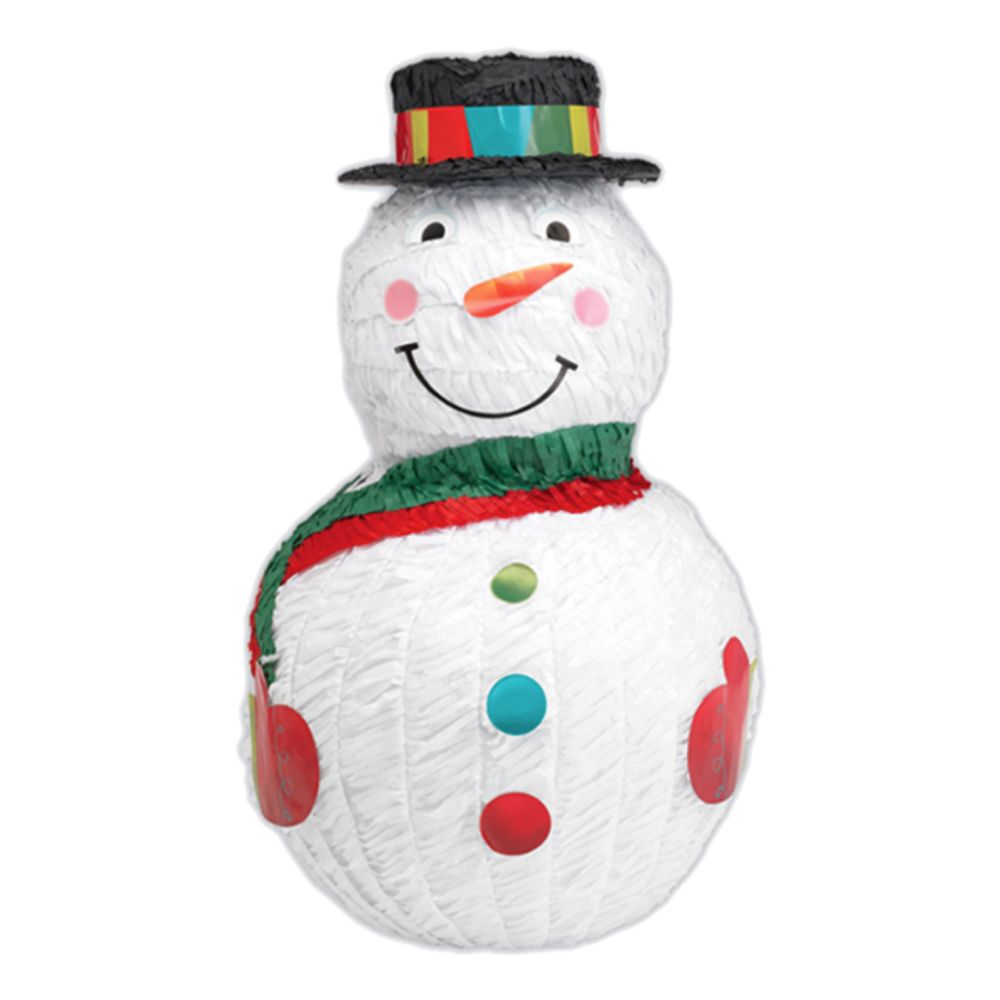 Piñata Snømann