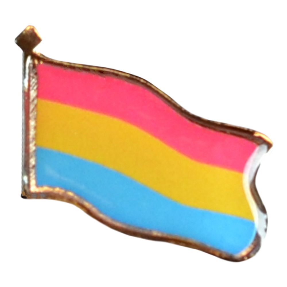 Pinflagga Pride Pansexuell