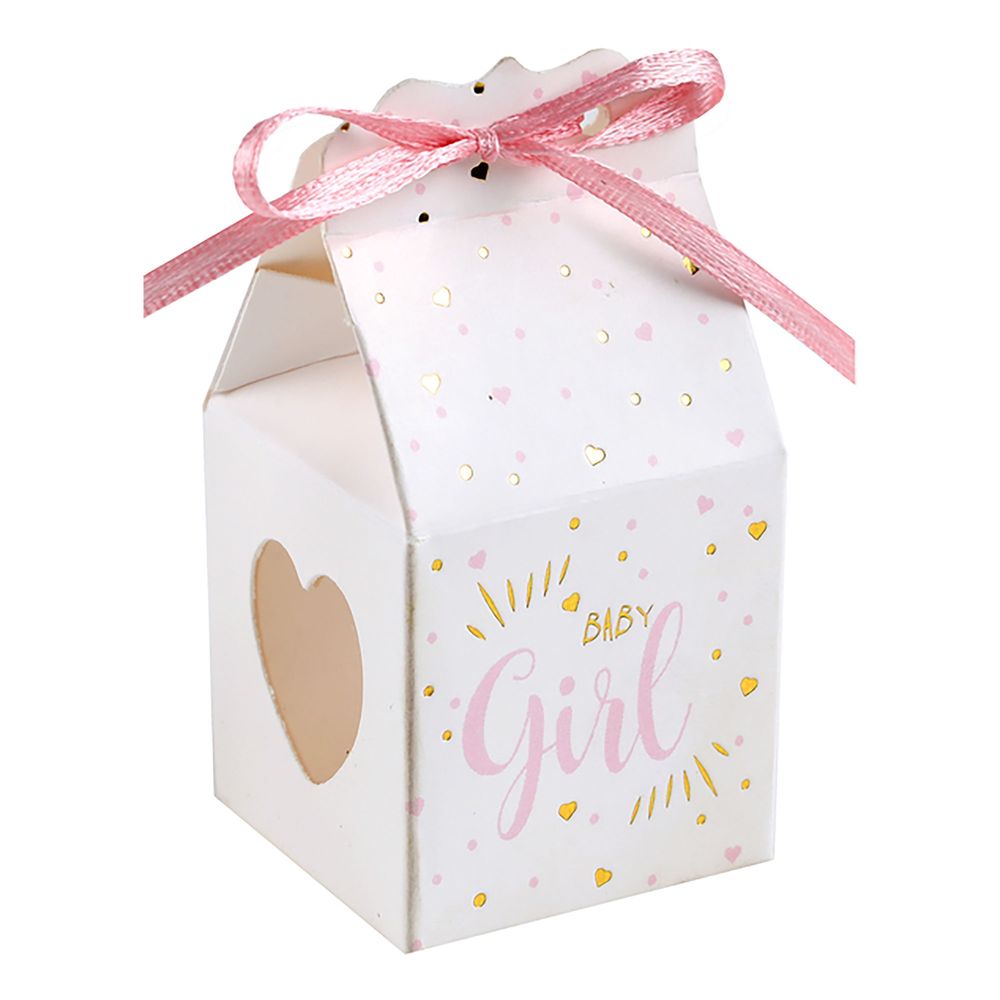 Dekorationsæsker Baby Shower Lyserød