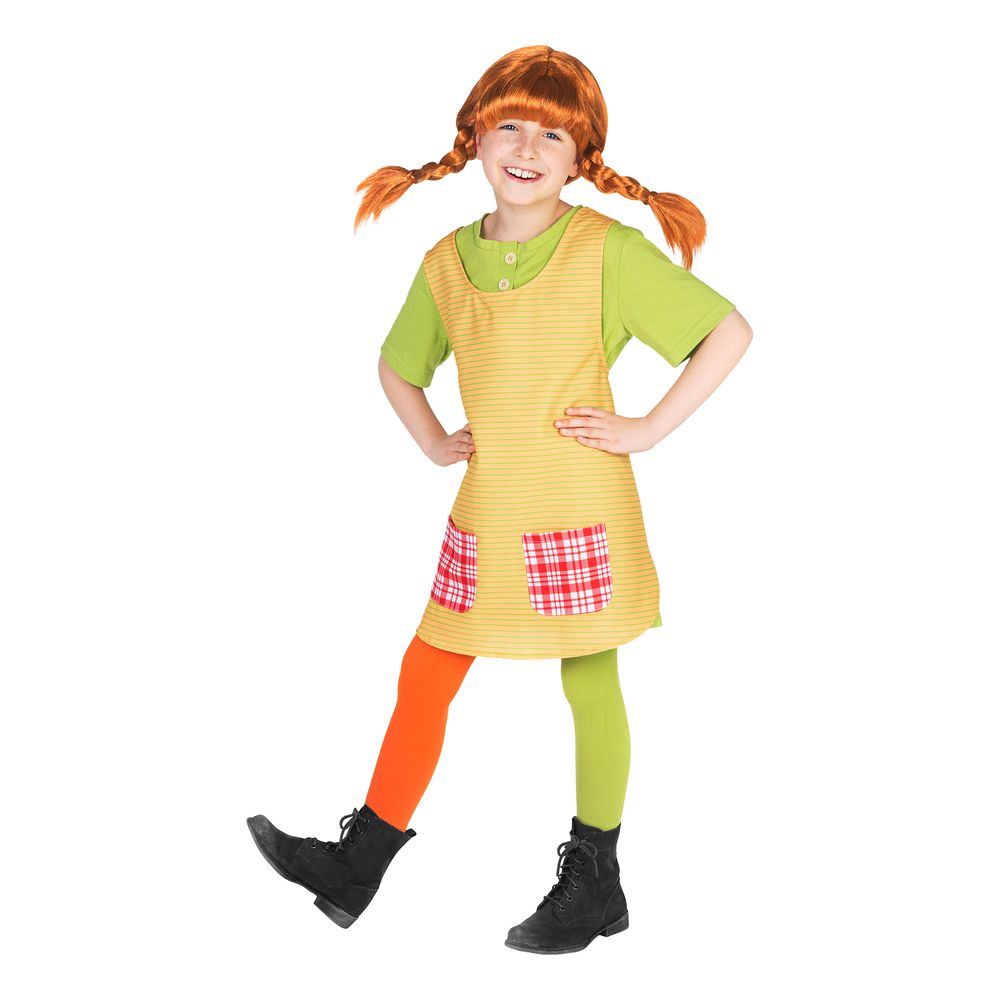 Pippi Langstrømpe Børnekostume