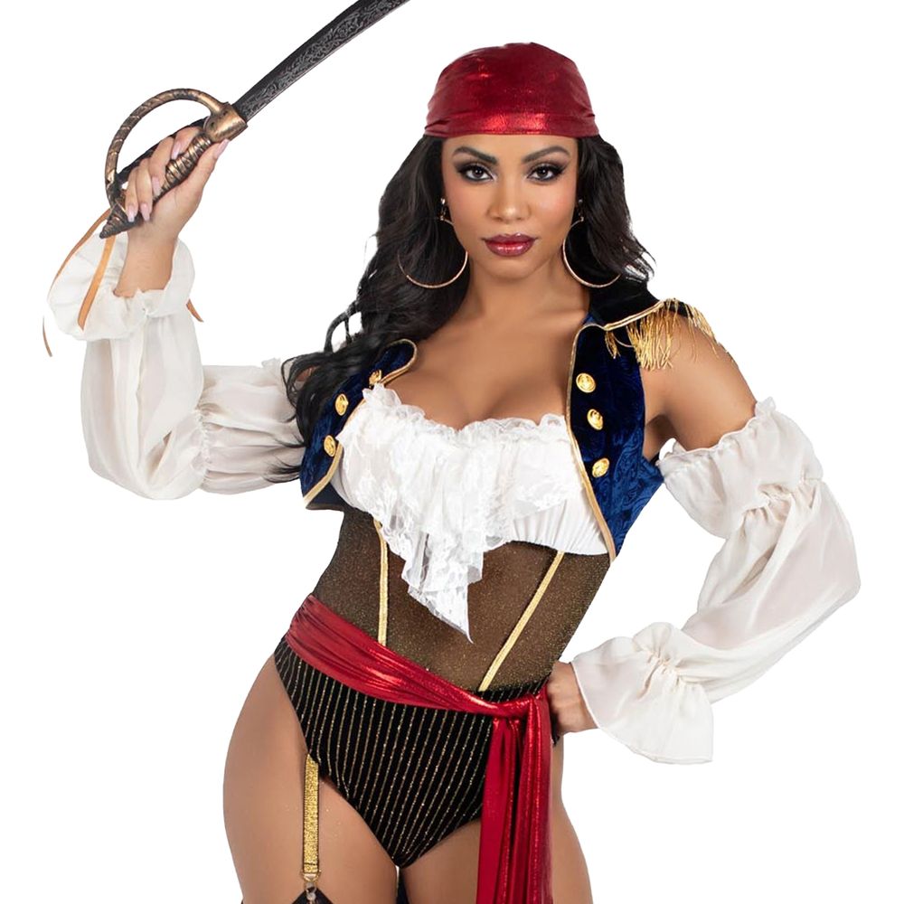 Pirat Body Deluxe Kostume