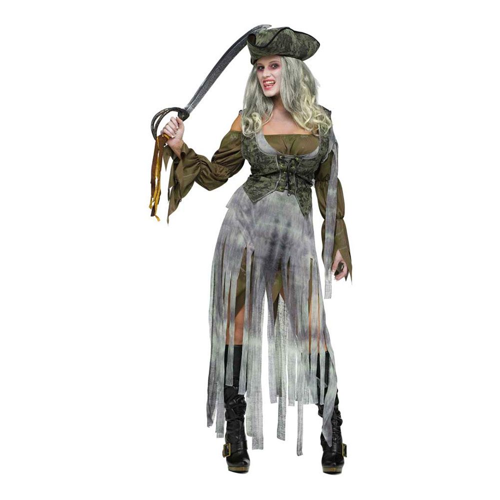 Pirat Dame Zombie Kostyme