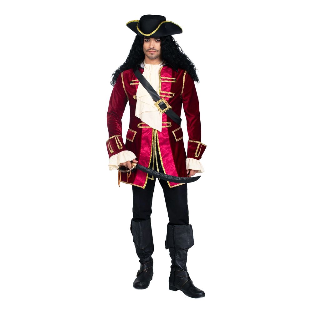 Pirat Kaptajn Deluxe Kostume
