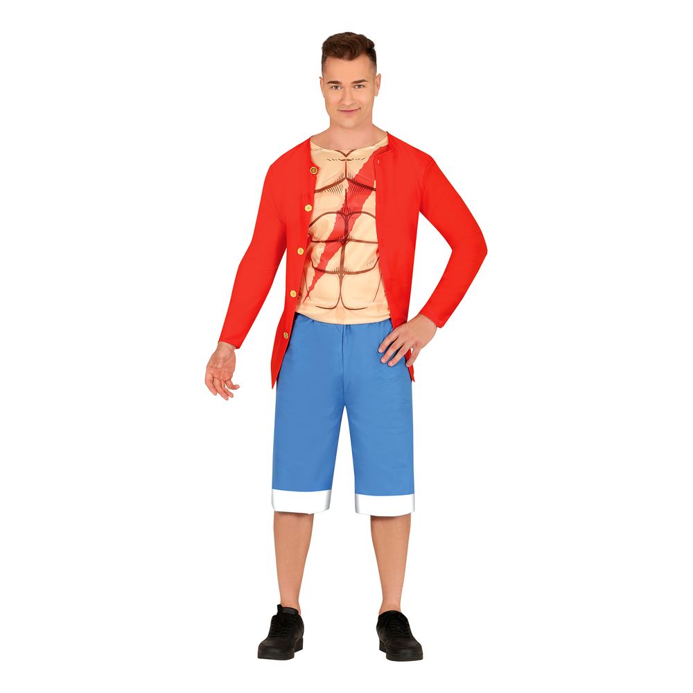 Pirat med Mavemuskler Kostume