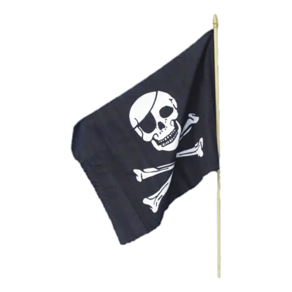 Piratflagg på Pinne