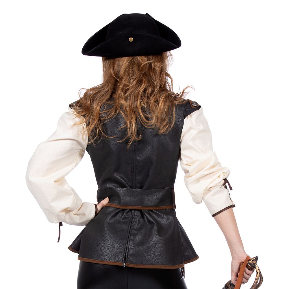 Piratjakke Deluxe Dame Kostume