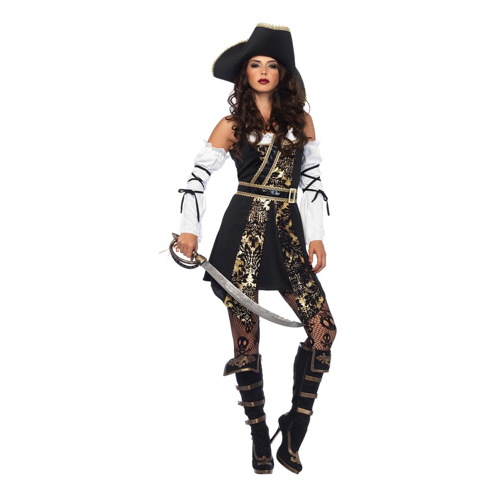 Piratkapten Dam Deluxe Maskeraddräkt