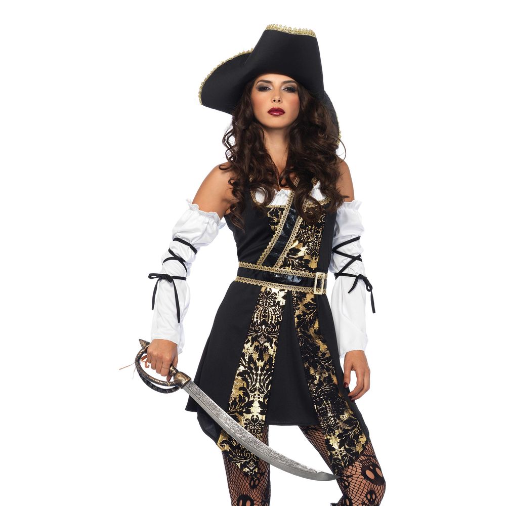 Piratkapten Dam Deluxe Maskeraddräkt