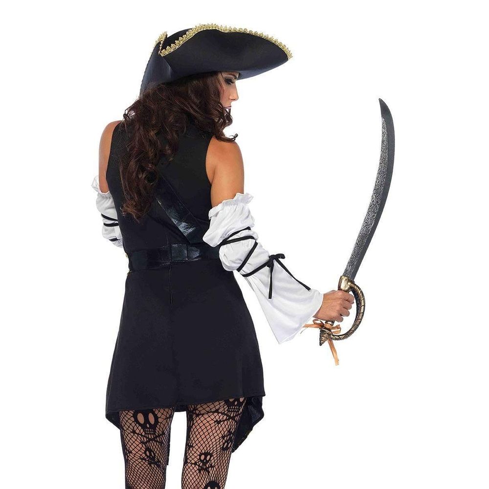 Piratkapten Dam Deluxe Maskeraddräkt