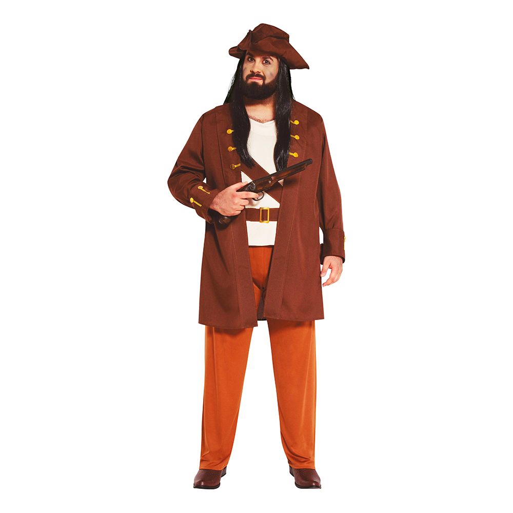 Piratkaptein Plus-size Kostyme