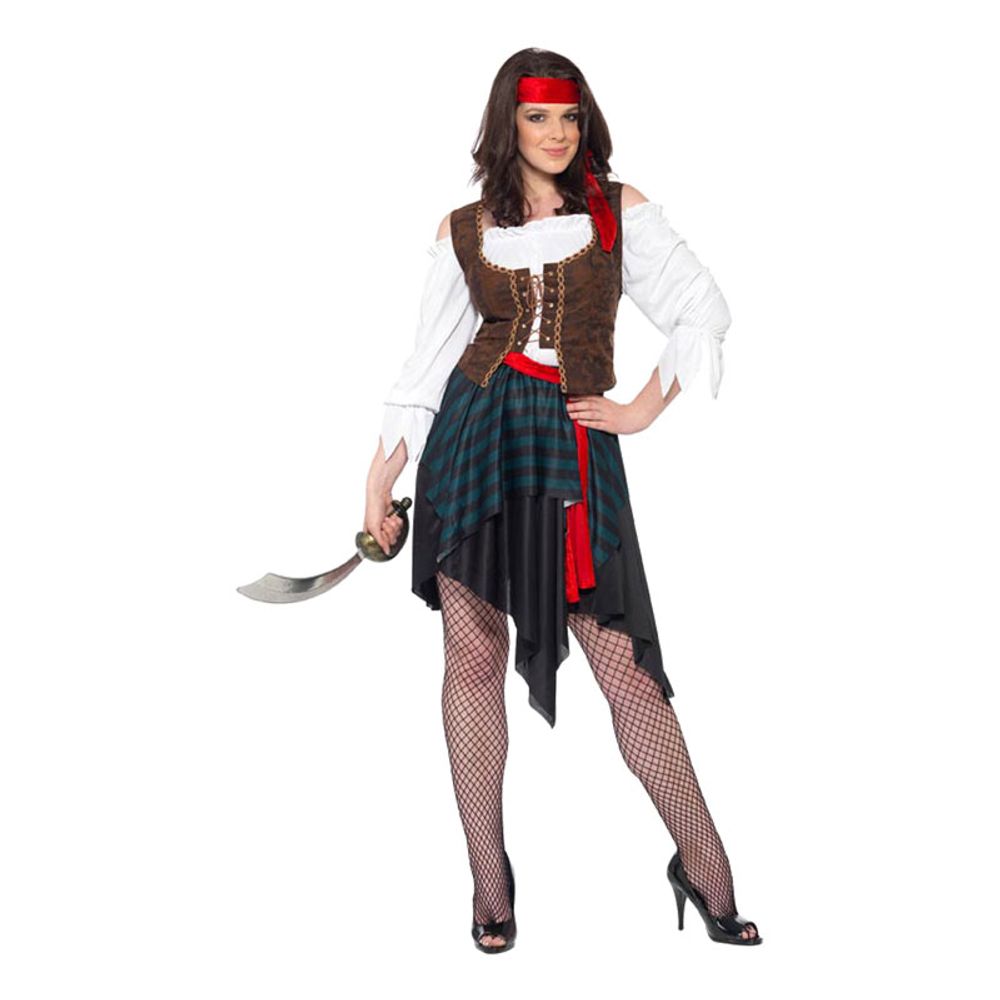 Piratkvinne Kostyme