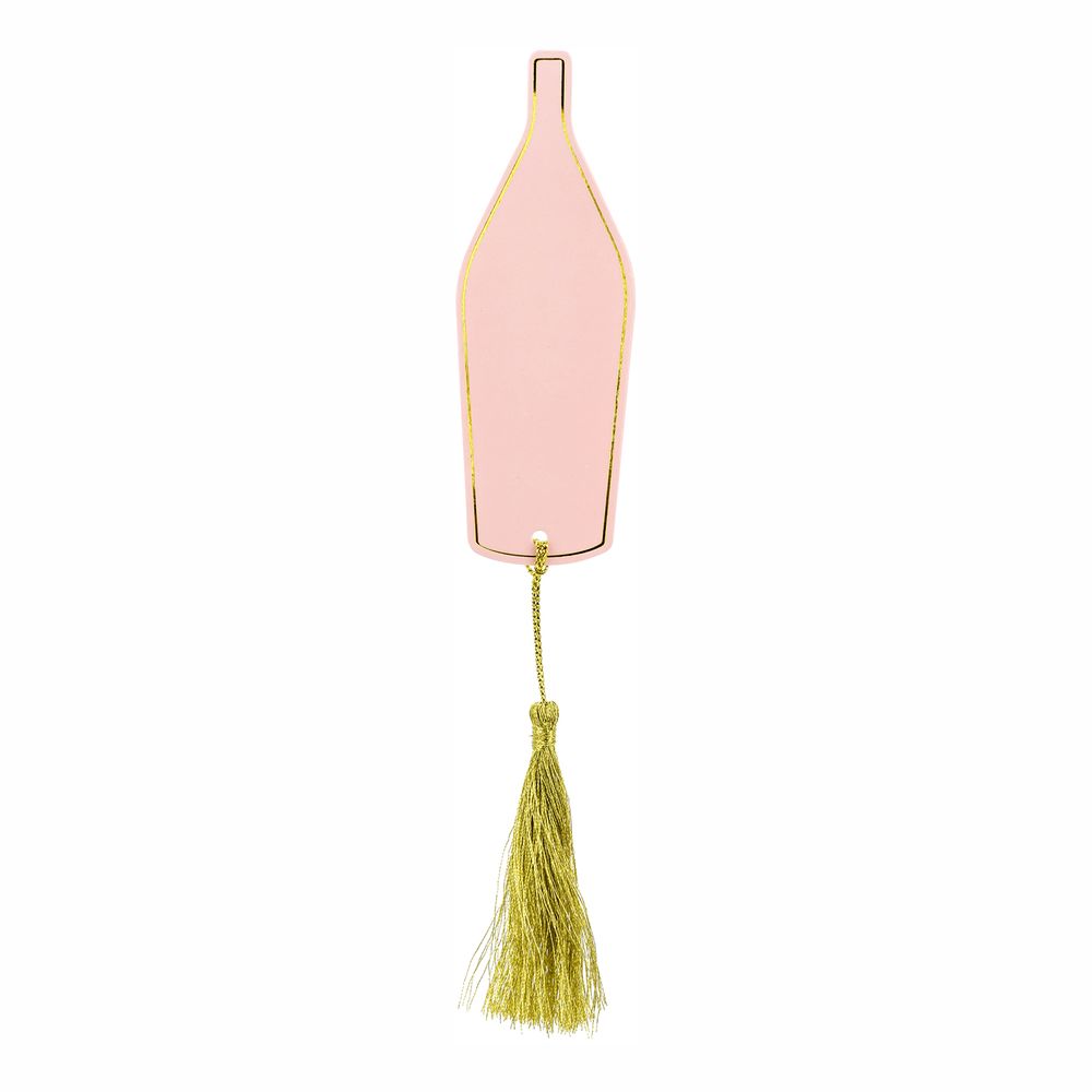 Placeringskort Flaske med Tassel