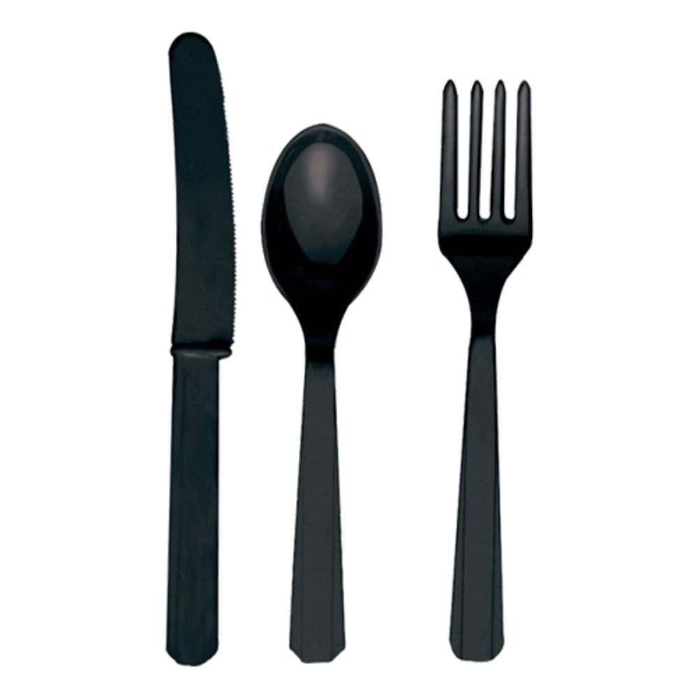 Plastbestick Svarta