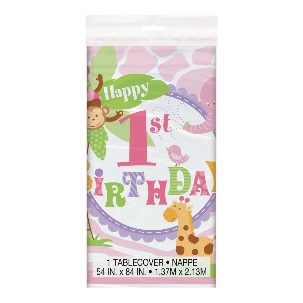 Plastduk 1-årsbursdag Rosa