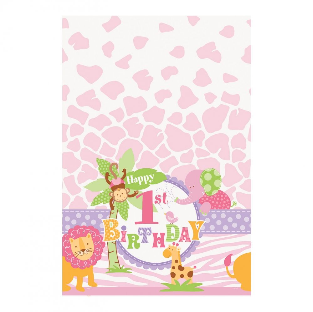 Plastduk 1-årsbursdag Rosa