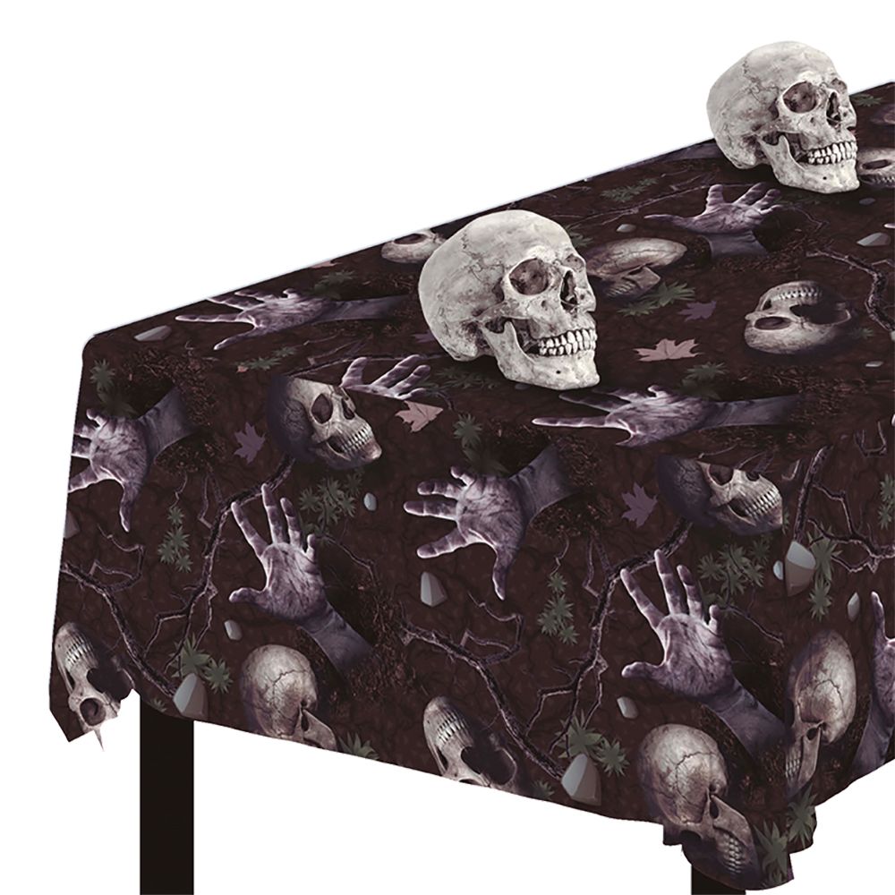 Muoviliina Halloween Hautausmaa