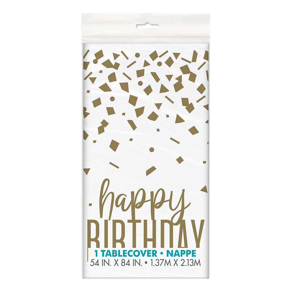 Plastduk Happy Birthday Gull