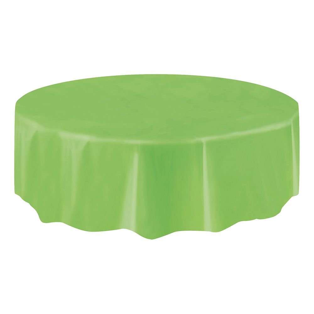 Plastduk Rund Limegrön