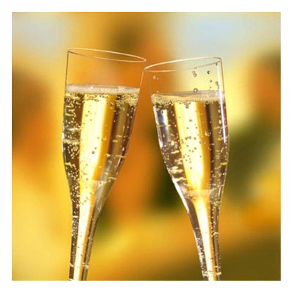 Plastglas Champagne