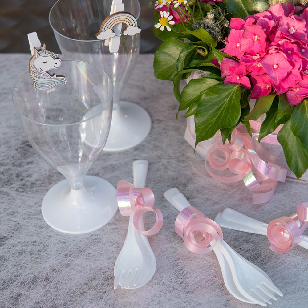 Plastglass Champagne Små